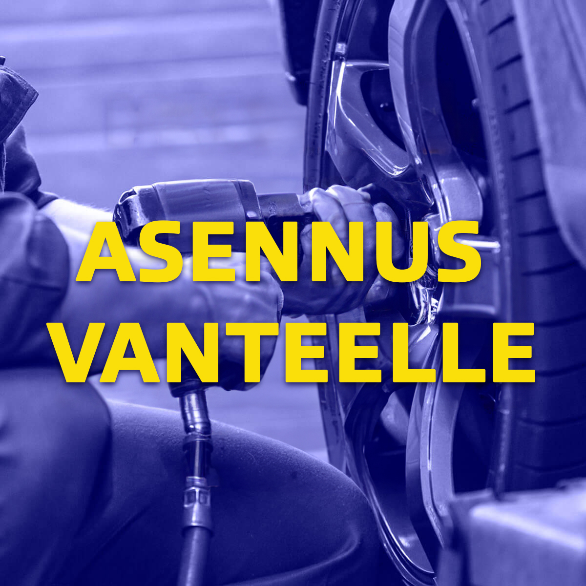Asennus vanteelle